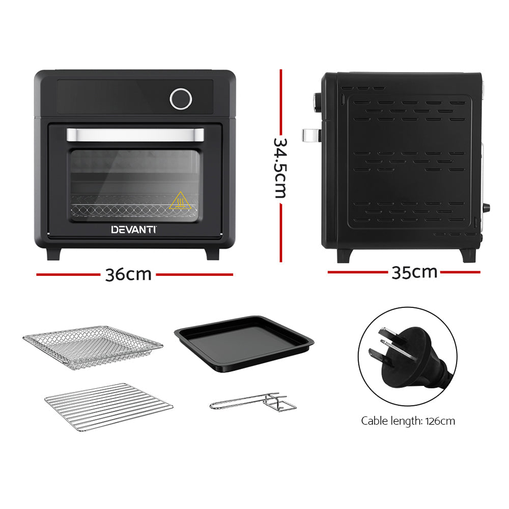 NNEDSZ Air Fryer 20L LCD Fryers Oven-1